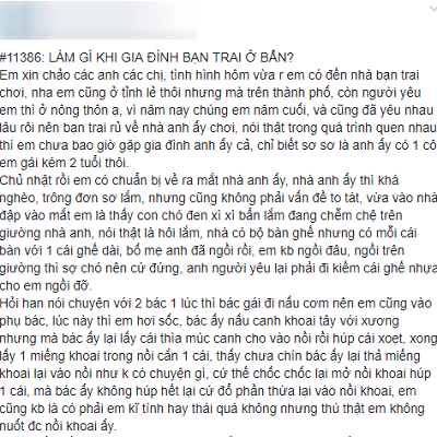 Lần đầu về nhà người yêu chơi, cô gái dở khóc dở cười vì... 4