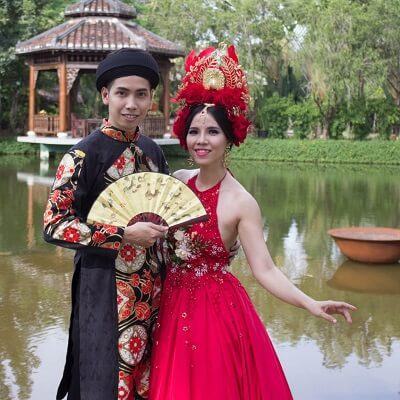 Hoàng Kim - Tấn Đạt: "Cặp đôi hoàn hảo" trong nhạc kịch Chuyện tình nàng Giáng Hương 7