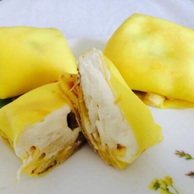 Bánh cuộn sầu riêng kem tươi cho cả nhà thưởng thức 3