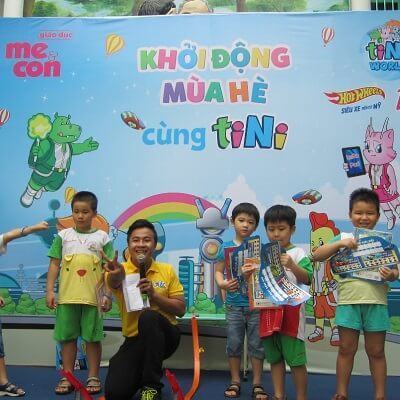 Mầm non Sơn Ca khởi động mùa hè cùng tiNi 13