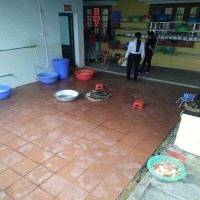 Hiệu trưởng mầm non dốc đầu bé 5 tuổi vào máy vặt lông gà 4
