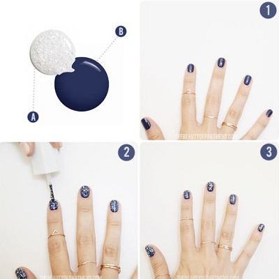 Những kiểu sơn móng tay rất nghệ thuật nhưng rất dễ dàng 7