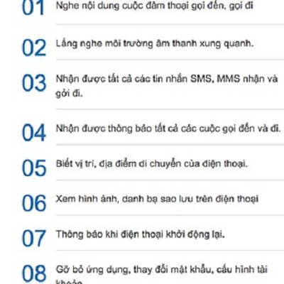 Tặng chồng smartphone có cài phần mềm định vị, ghi âm để theo dõi 4