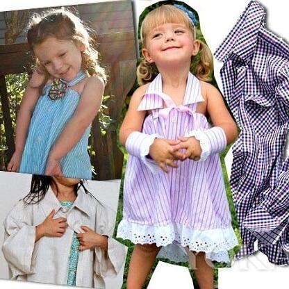 Mẹo "hô biến" đồ cũ của bố mẹ thành những bộ cánh sành điệu, xinh xắn cho bé 22