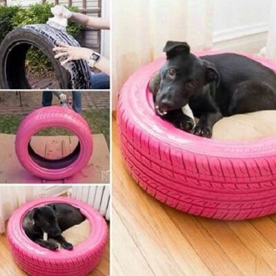 Nhà đẹp vườn xinh nhờ biết cách tái chế chiếc vỏ xe cũ 23