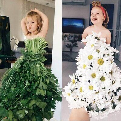 Độc đáo những bộ váy "vạn người mê" của cô bé 3 tuổi 18