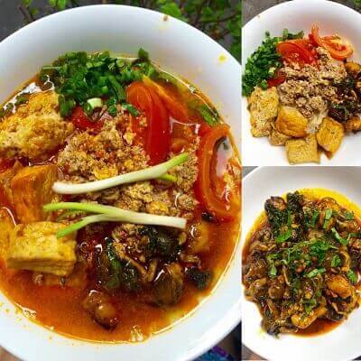Cách nấu bún riêu cua ốc "đổi gió" cuối tuần 3