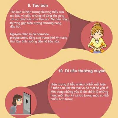 11 dấu hiệu mang thai chuẩn không cần chỉnh 10