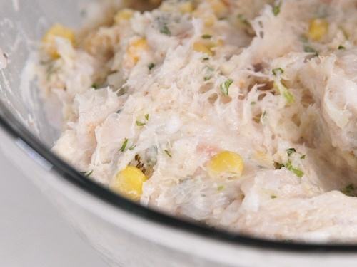 Chả tôm mực cuốn sả