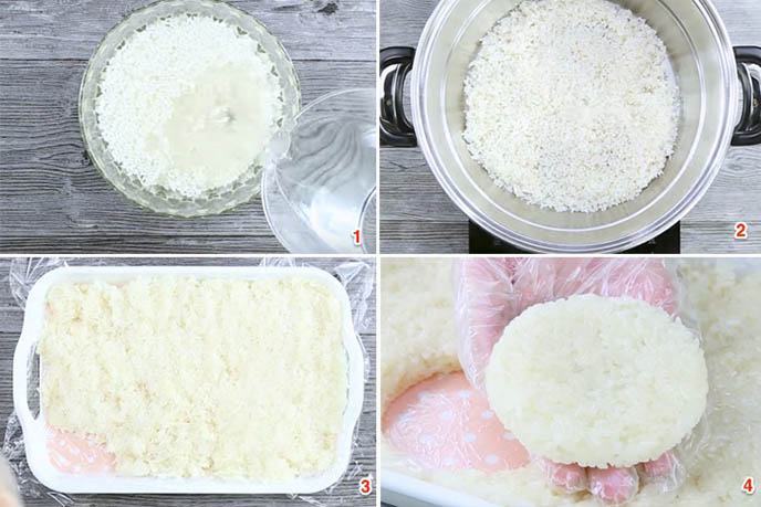 Cách làm xôi chiên nhân thịt nóng hổi, giòn rụm 16 Cách làm xôi chiên nhân thịt