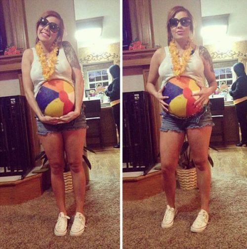 Trang trí bụng bầu ngày Halloween, tại sao không? 23