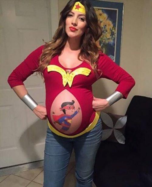 Trang trí bụng bầu ngày Halloween, tại sao không? 22