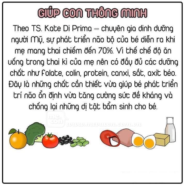 Tất tật bí quyết nuôi con xinh đẹp, thông minh từ trong bụng mẹ 11