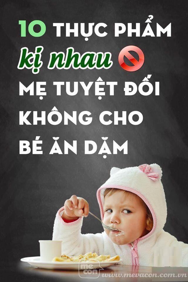 Cho con ăn dặm: 10 thực phẩm kị nhau mẹ cần biết 43 Cho con ăn dặm: 10 thực phẩm kị nhau mẹ cần biết 15