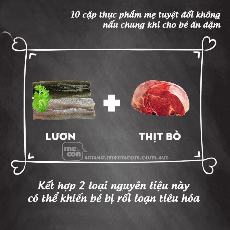 Cho con ăn dặm: 10 thực phẩm kị nhau mẹ cần biết 24