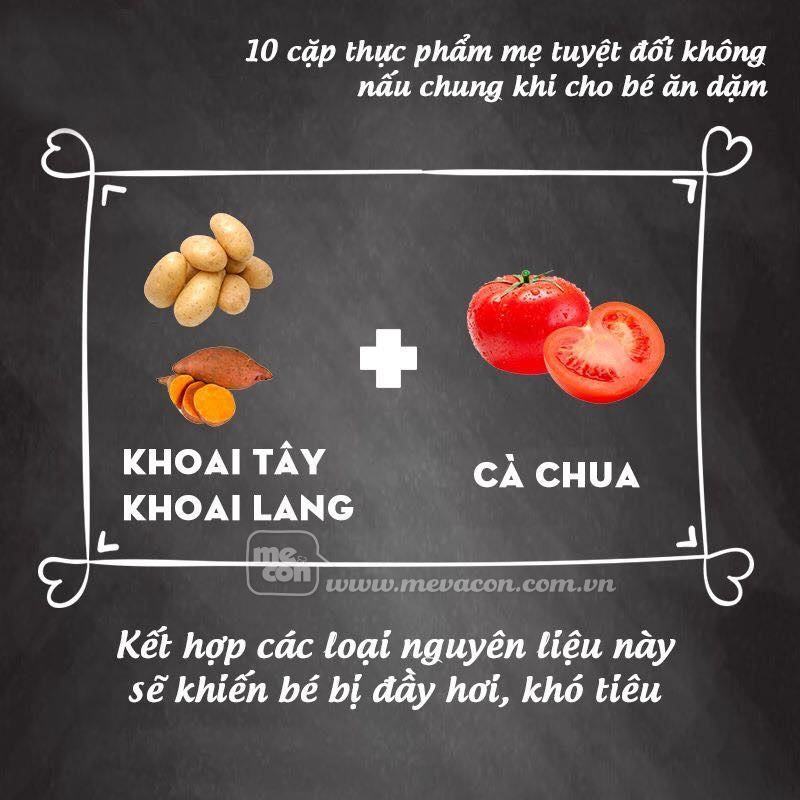 Cho con ăn dặm: 10 thực phẩm kị nhau mẹ cần biết 23