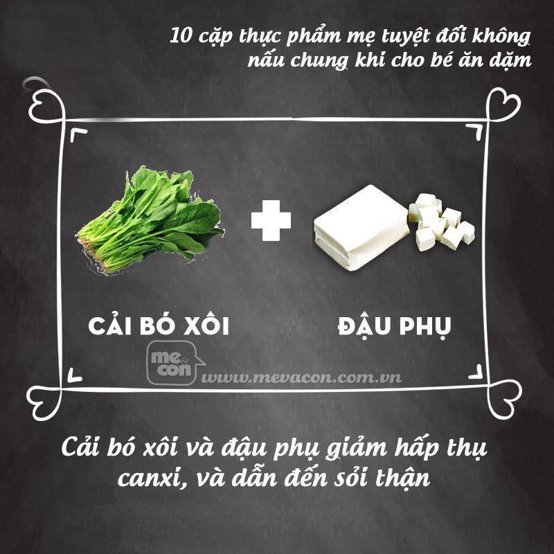 Cho con ăn dặm: 10 thực phẩm kị nhau mẹ cần biết 21