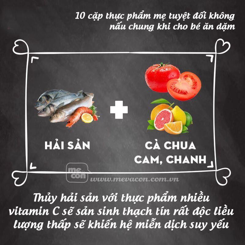 Cho con ăn dặm: 10 thực phẩm kị nhau mẹ cần biết 20