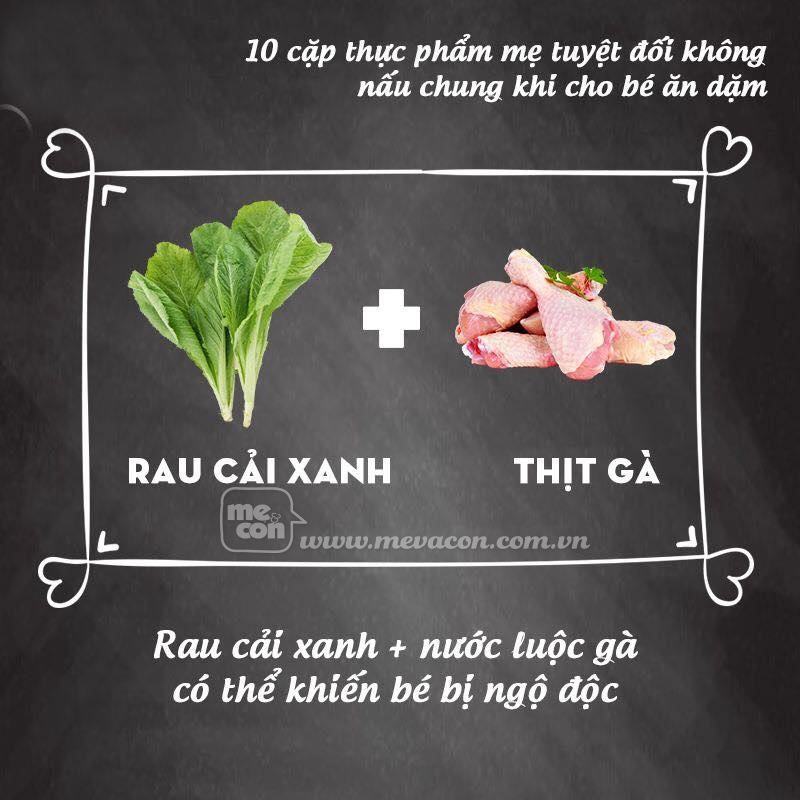 Cho con ăn dặm: 10 thực phẩm kị nhau mẹ cần biết 19