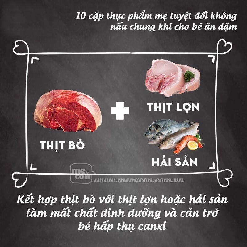Cho con ăn dặm: 10 thực phẩm kị nhau mẹ cần biết 18