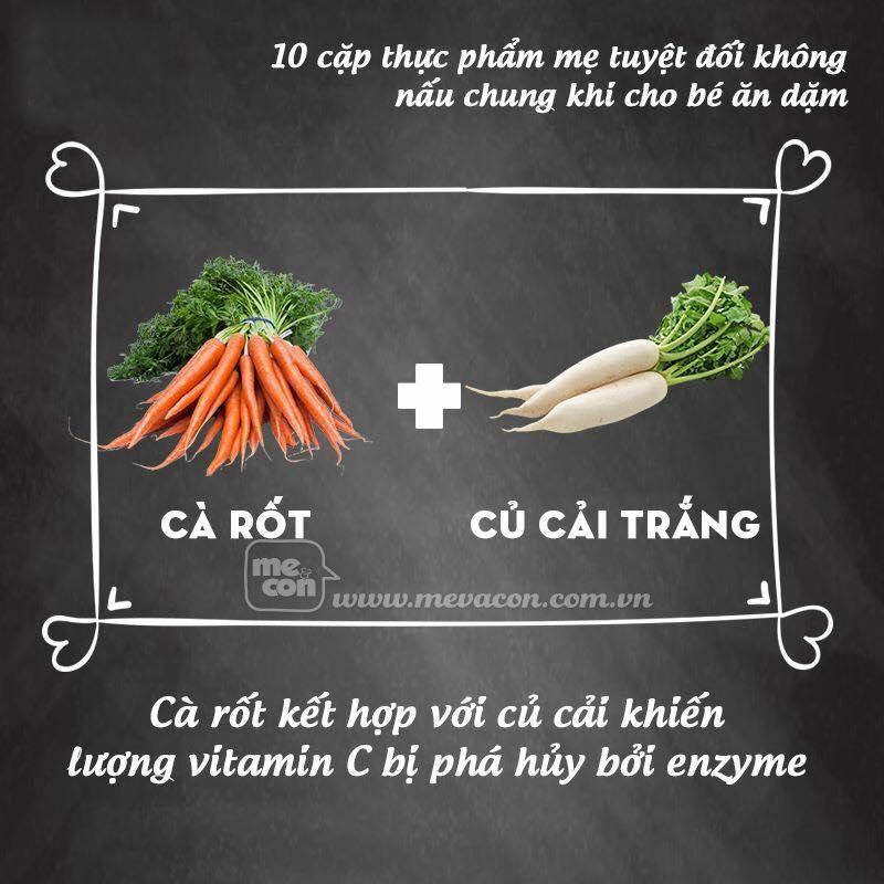Cho con ăn dặm: 10 thực phẩm kị nhau mẹ cần biết 17