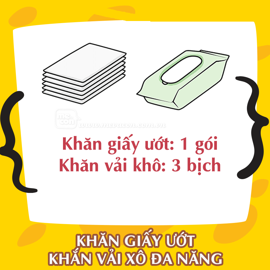 Danh sách tất tần tật đồ dùng chuẩn bị cho mẹ đi sinh 45