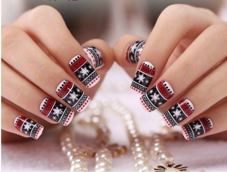 Gợi ý 40 kiểu nail mang phong cách Giáng sinh 61 mẫu nail đẹp cho Noel