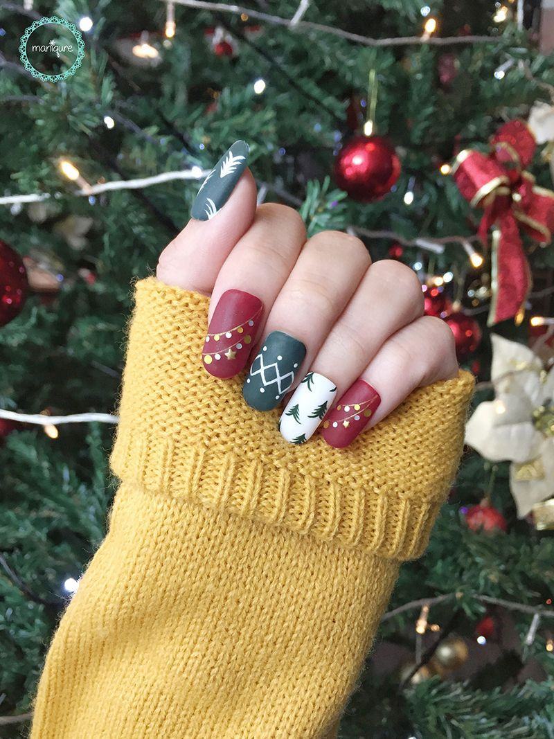 Gợi ý 40 kiểu nail mang phong cách Giáng sinh 64 mẫu nail đẹp cho Noel