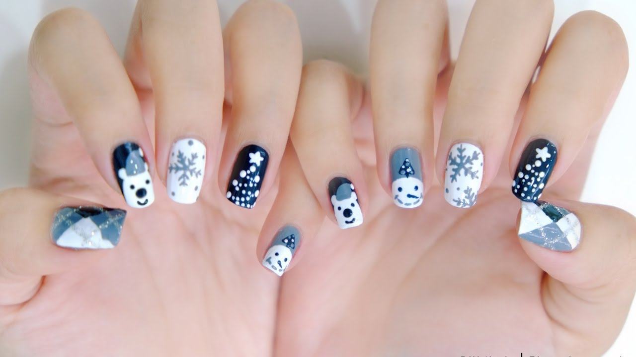 Gợi ý 40 kiểu nail mang phong cách Giáng sinh 67 mẫu nail đẹp cho Noel