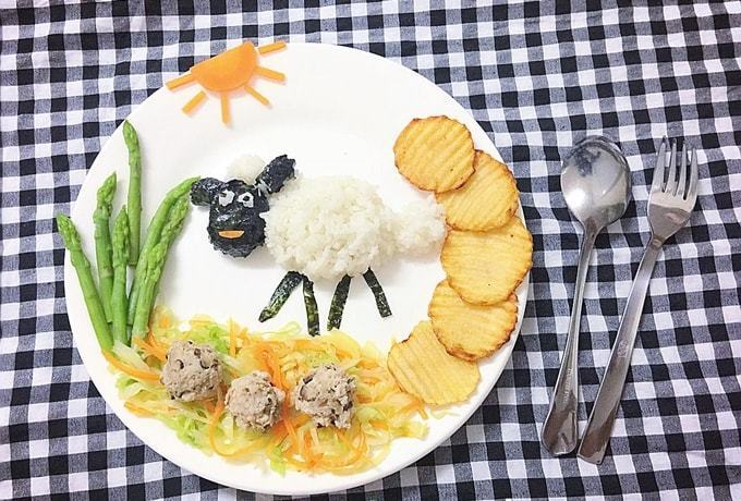 Những đĩa cơm ngộ nghĩnh của nàng dâu Ninh Bình 22 Những đĩa cơm ngộ nghĩnh của nàng dâu Ninh Bình 12