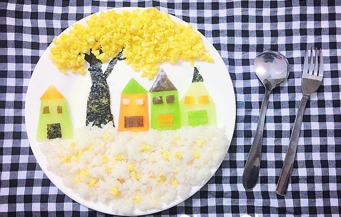 Những đĩa cơm ngộ nghĩnh của nàng dâu Ninh Bình 23 Những đĩa cơm ngộ nghĩnh của nàng dâu Ninh Bình 13