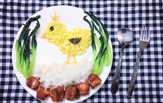 Những đĩa cơm ngộ nghĩnh của nàng dâu Ninh Bình 25 Những đĩa cơm ngộ nghĩnh của nàng dâu Ninh Bình 15