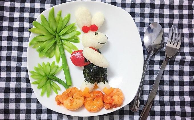 Những đĩa cơm ngộ nghĩnh của nàng dâu Ninh Bình 28 Những đĩa cơm ngộ nghĩnh của nàng dâu Ninh Bình 18