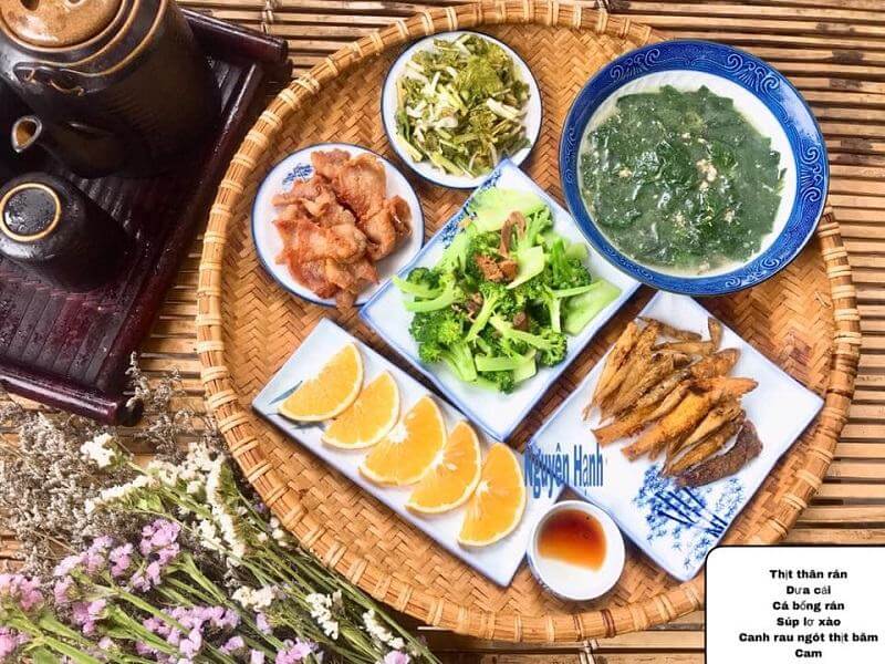 Mâm cơm của người vợ đảm