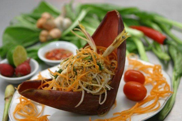 món ngon từ hoa chuối