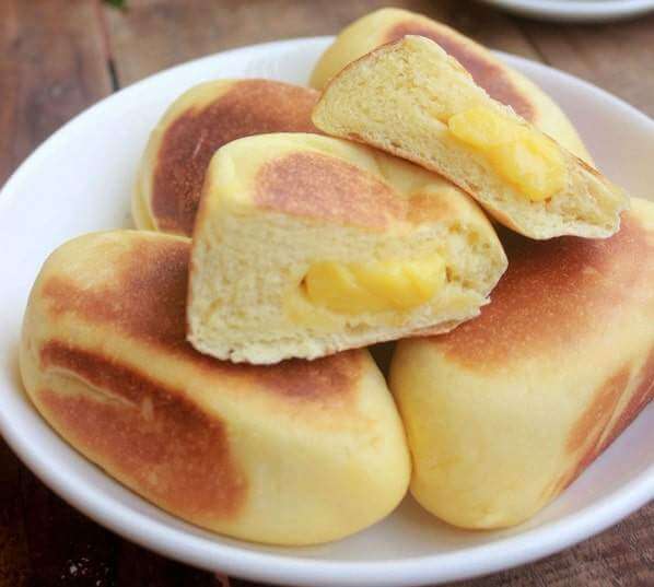 Cách làm bánh mì nhân custard thơm ngon không cần lò 36 Cách làm bánh mì nhân custard