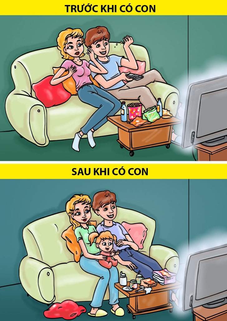 Những khoảnh khắc không bao giờ trở lại như xưa khi bé yêu xuất hiện 45 khoảnh khắc không bao giờ trở lại