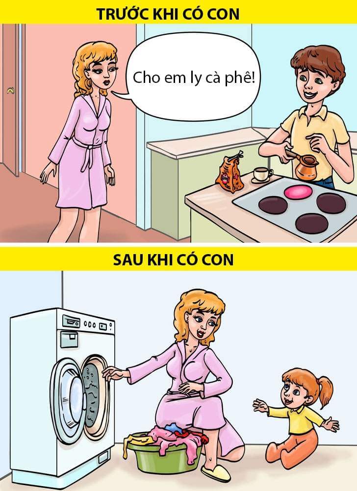 Những khoảnh khắc không bao giờ trở lại như xưa khi bé yêu xuất hiện 49 khoảnh khắc không bao giờ trở lại