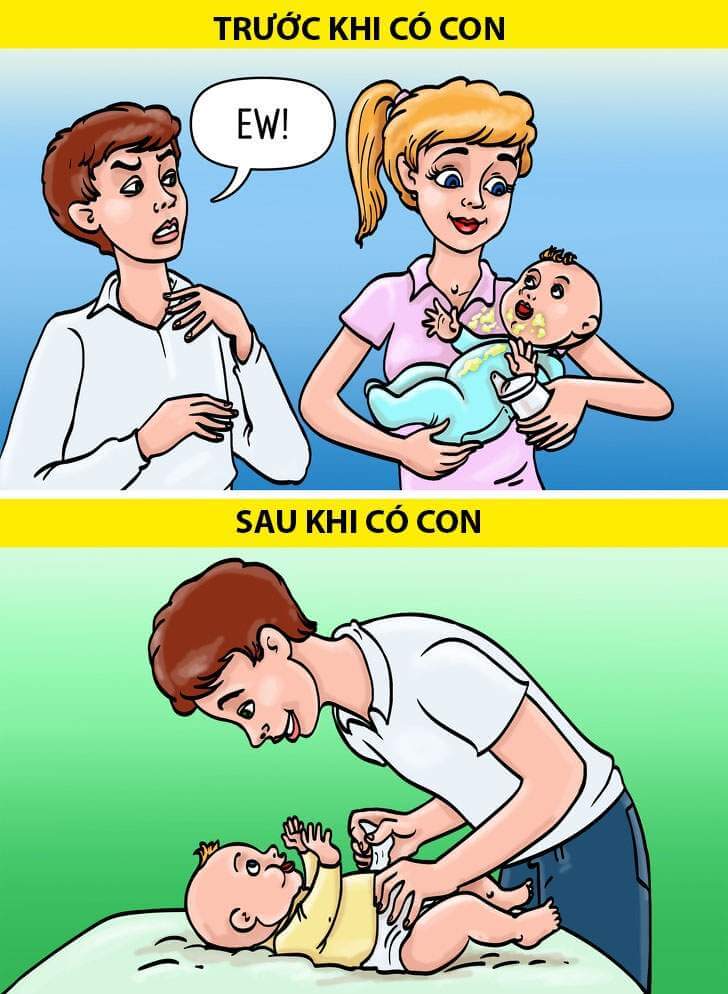 Những khoảnh khắc không bao giờ trở lại như xưa khi bé yêu xuất hiện 51 khoảnh khắc không bao giờ trở lại