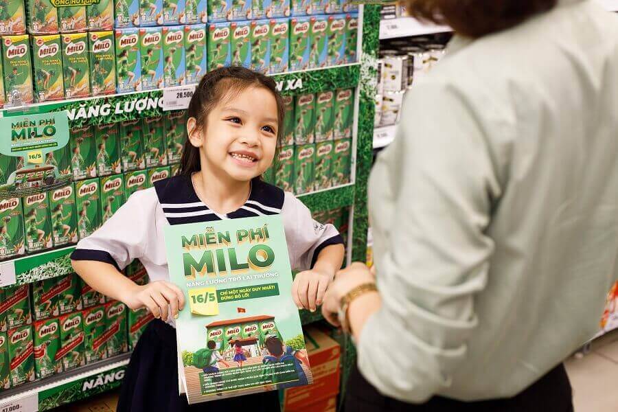 Hơn 2 triệu hộp MILO miễn phí tiếp năng lượng cho trẻ trở lại trường 34 tiếp năng lượng đến trường