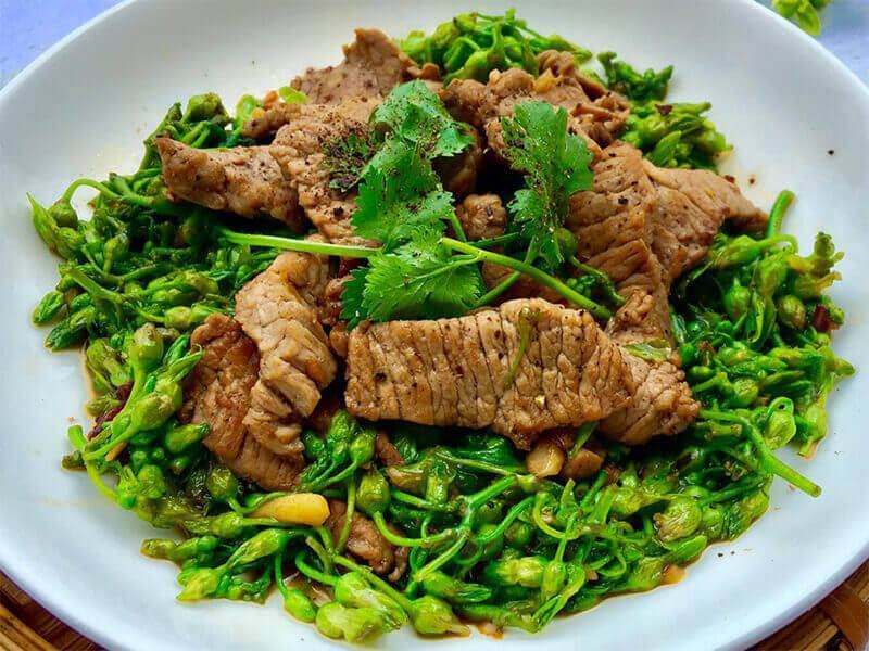 Mách bạn công thức hoa thiên lý xào thịt bò giúp thanh nhiệt mùa hè 8