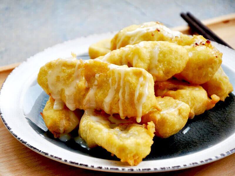 bánh chuối chiên giòn