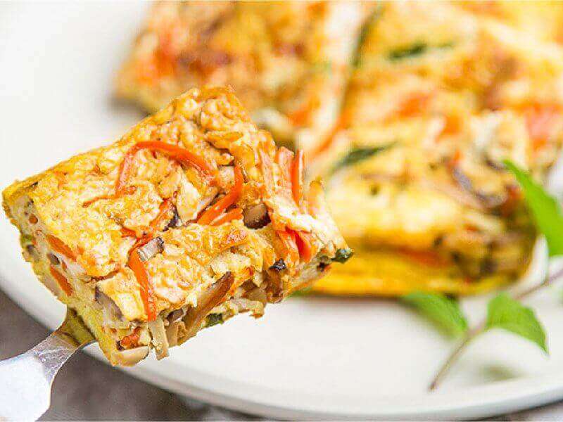 chả trứng đậu phụ