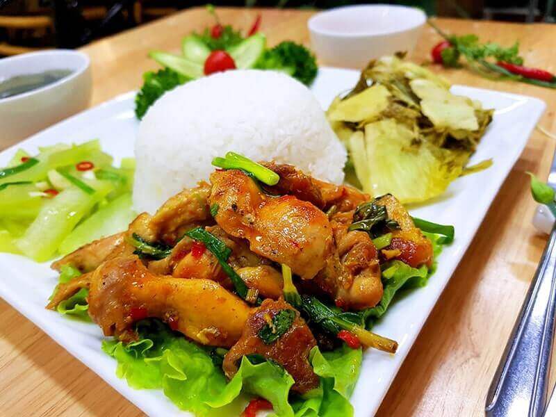 gà kho sả ớt