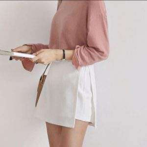 Gợi ý cách phối quần short thanh lịch cho các nàng công sở 38 quần short giả váy