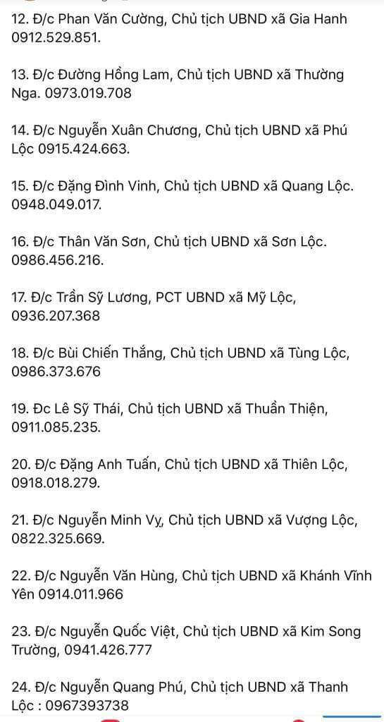 Tổng hợp số điện thoại đường dây nóng cứu hộ ở 4 tỉnh Miền Trung 47 số điện thoại đường dây nóng