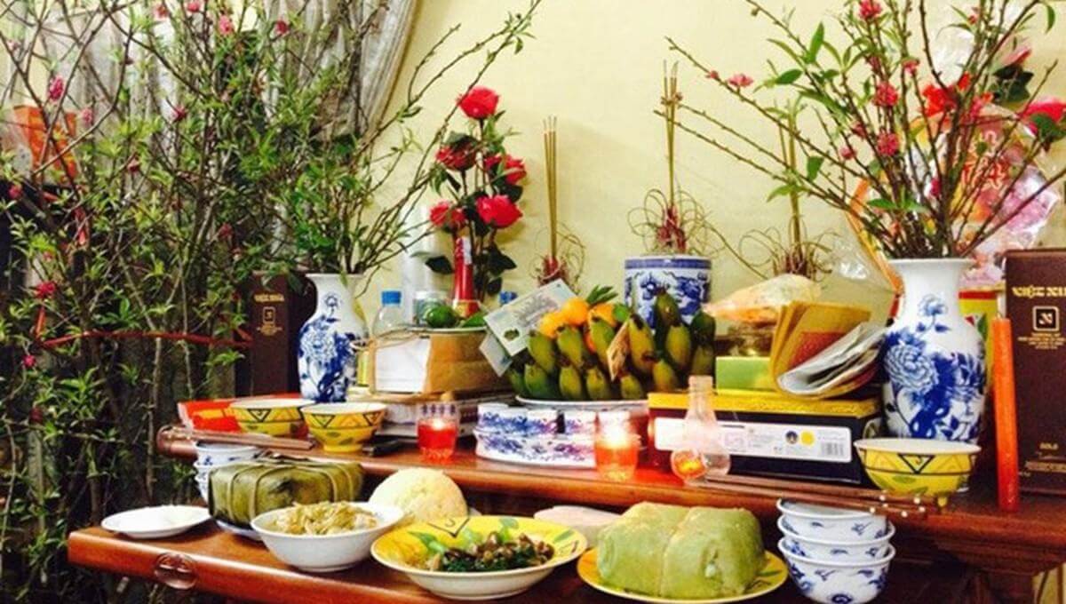 bàn thờ cuối năm