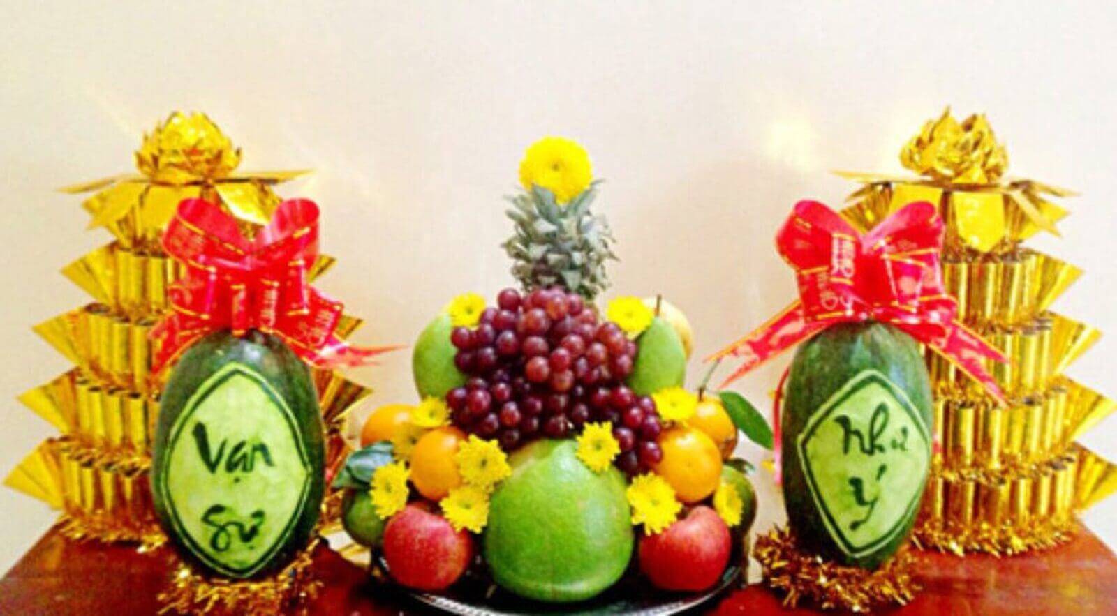 mâm ngũ quả miền Trung