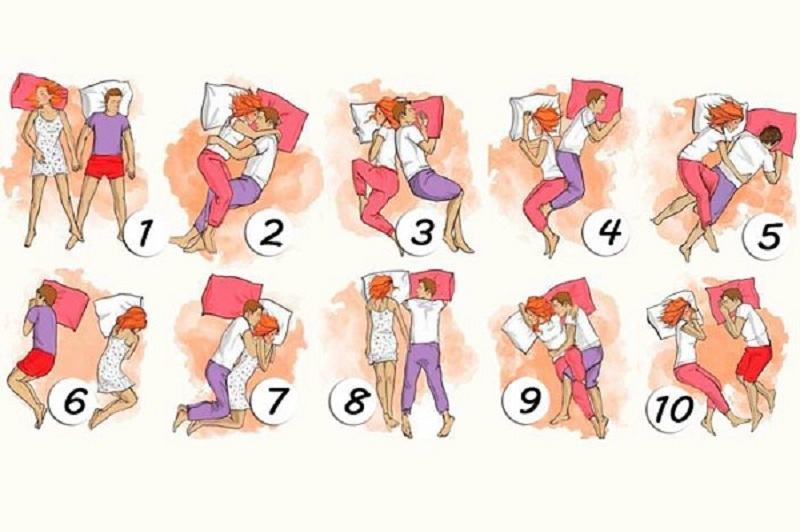 Tư thế nằm ngủ tiết lộ mức độ tình cảm của vợ chồng, bạn tin không? 27 Tư thế nằm ngủ