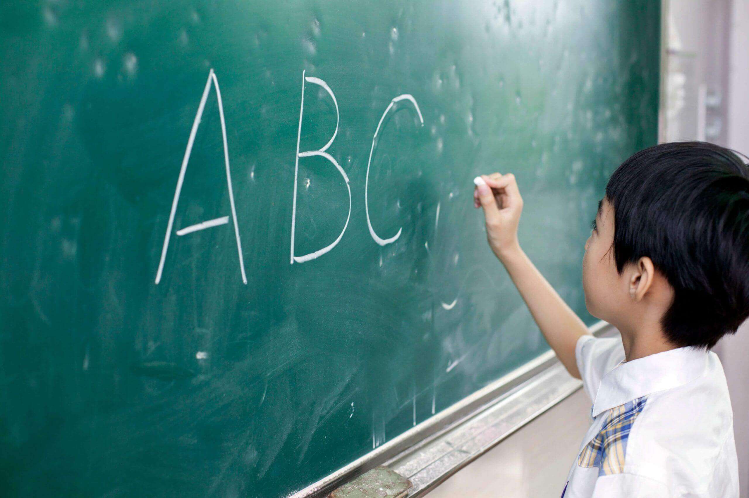 học chữ cái trước khi vào lớp 1